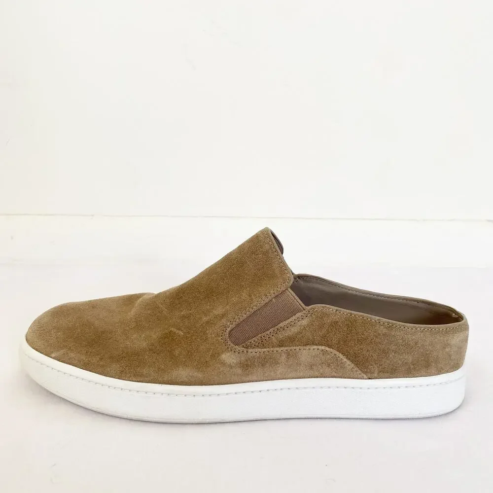 Vince Verrell Slip-On Suede Sneaker in Woodsmoke Size 8
